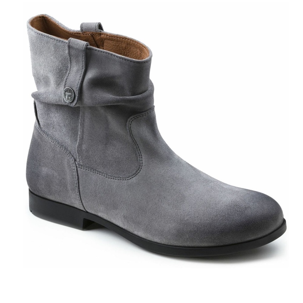 Birkenstock Sirina Women’s Stone Gray leather ankle boots Size 37/6.5